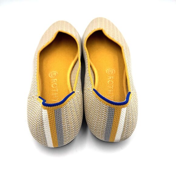 Rothy’s The Flat Womens Size US 9.5 Dandelion T Round Toe Slip On Ballet Flat - Picture 3 of 8